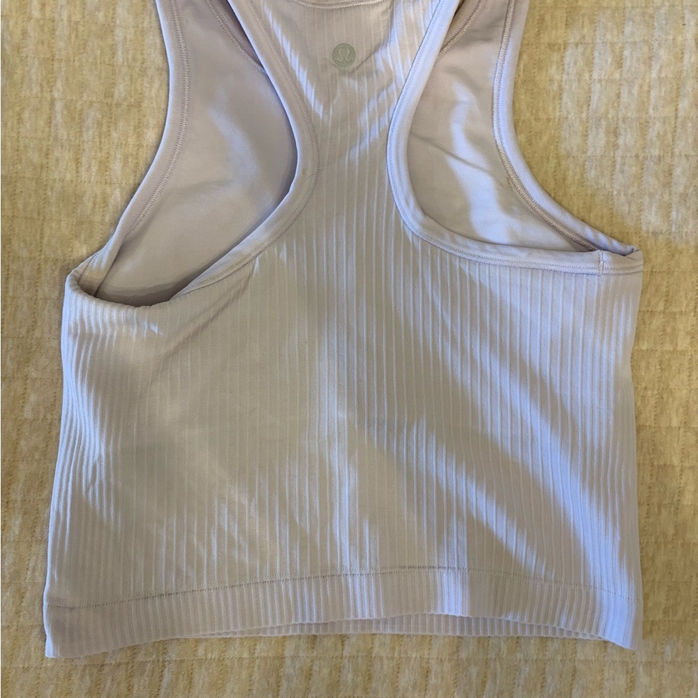 lululemon athletica Light Purple Tank Top ribbed gently used